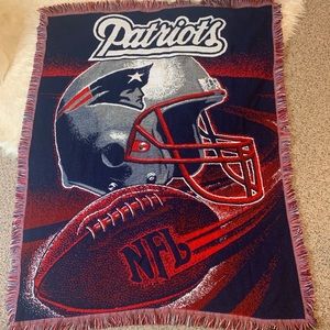 New England Patriots Tapestry Blanket